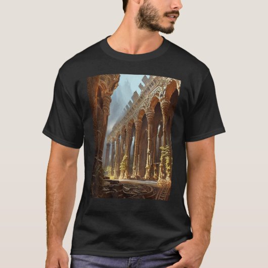 Greek Mythology Temple Ruins Greece Athens Tシャツ (正面)