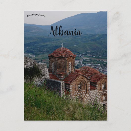Greek Orthodox Church in Berat Albania ポストカード (正面)