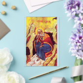 Greek orthodox icon of Prophet Elijah アクリル招待状 (インサイチュ (ウェディング))