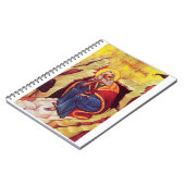 Greek orthodox icon of Prophet Elijah ノートブック (左側)