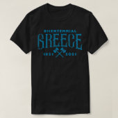 Greek Pride War of Independence Bicentennial 2021 Tシャツ (デザイン正面)