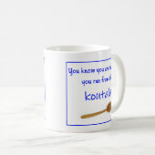 Greek Saying on Ceramic Mug コーヒーマグカップ (正面右)