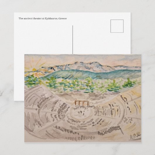 Greek Theater Postcard ポストカード (正面/裏面)
