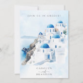 Greek Wedding Invitation 招待状 (裏面)