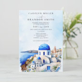 Greek Wedding Invitation 招待状 (スタンド正面)