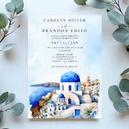 Greek Wedding Invitation 招待状