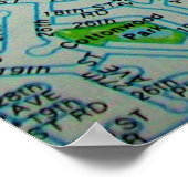 Greeley, COヴィンテージマップのポスター ポスター (角)