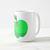 GReenアップルデザイン コーヒーマグカップ (正面右)