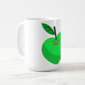 GReenアップルデザイン コーヒーマグカップ (正面左)