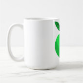 GReenアップルデザイン コーヒーマグカップ (左)