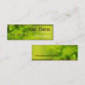 GREEN宇宙スキニープロファイル スキニー名刺 (正面/裏面)