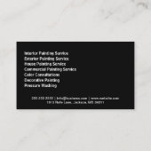 Green絵を描 Ploringの絵を描名刺 名刺 (裏面)