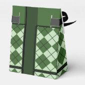 Green アーガイル All Purposeギフトボックス フェイバーボックス (裏面サイド)