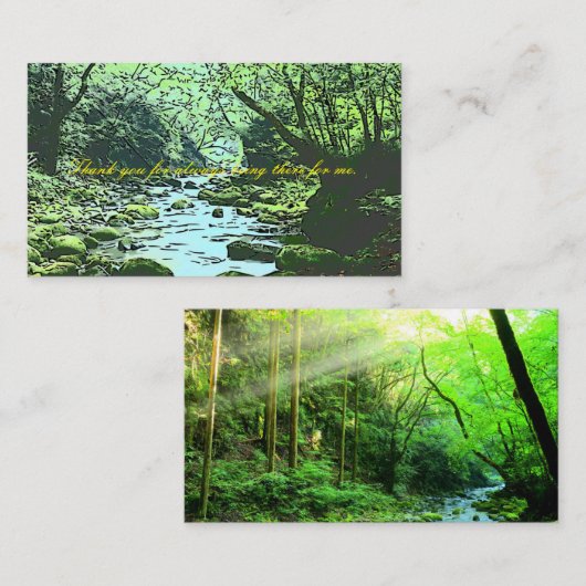 Green エンクロージャーカード (正面/裏面)