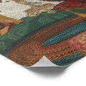 Green.スタイルビクトリアンベッドルームオリジナル ポスター (角)