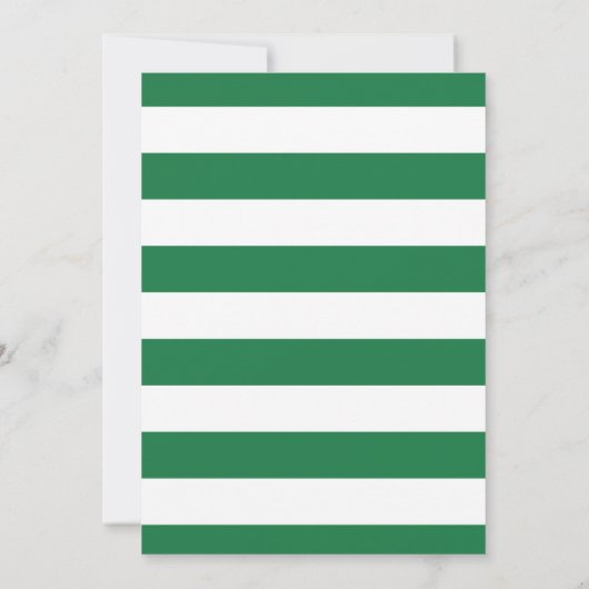 Green | トロピカルフラミンゴルアウ(ハワイ式宴会)ベビーシャワー 招待状 (裏面)