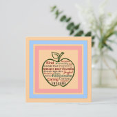 Green モダン Apple Worldの最高の先生 (スタンド正面)