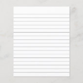 Green モダン Pet Care Dog Sisterレポートカード (裏面)