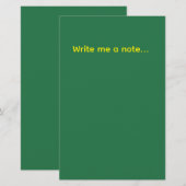 Green 便箋 (正面/裏面)