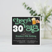 Green |応援マイルストーンの誕生日パーティーの招待 (スタンド正面)