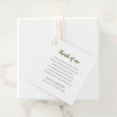 Green 考え Of Meお祝いLife Photo Candle フェイバータグ (インサイチュ)