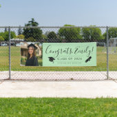 GREEN 2026 | Graduation Banner with Photo 横断幕 (インサイチュ)