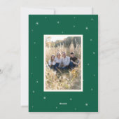 Green A New Home for the Holidays Photo シーズンカード (裏面)