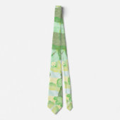 Green abstract art Magical wallpaper ネクタイ (正面)