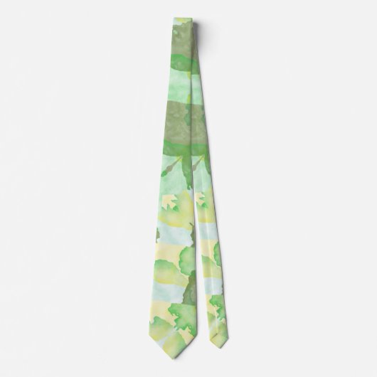 Green abstract art Magical wallpaper ネクタイ (正面)