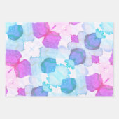 Green abstract art Magical wallpaper ラッピングペーパーシート (正面3)