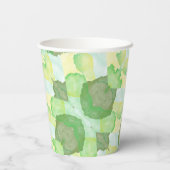 Green abstract art Magical wallpaper 紙コップ (裏面)