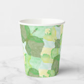 Green abstract art Magical wallpaper 紙コップ (左)
