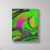 Green Abstract Canvas Print  キャンバスプリント (正面)