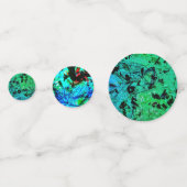 Green abstract Confetti,Sweet soft abstract  コンフェッティ (正面)