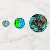 Green abstract Confetti,Sweet soft abstract  コンフェッティ (裏面)