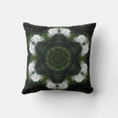 GREEN ABSTRACT DRAWING. SAMER BRASIL 1 クッション (裏面)