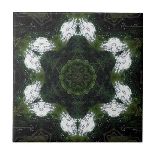 GREEN ABSTRACT DRAWING. SAMER BRASIL 1 タイル (正面)