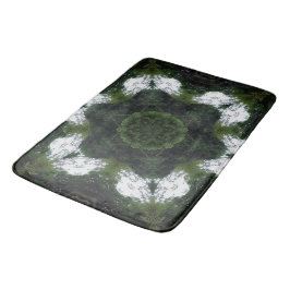 GREEN ABSTRACT DRAWING. SAMER BRASIL 1 バスマット