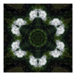 GREEN ABSTRACT DRAWING. SAMER BRASIL 1 ポスター