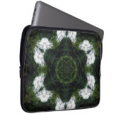 GREEN ABSTRACT DRAWING. SAMER BRASIL 1 ラップトップスリーブ (正面右)