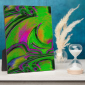 Green Abstract Plaque  フォトプラーク (側面)