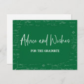 Green Advice and Wishes for the Graduate エンクロージャーカード (正面/裏面)