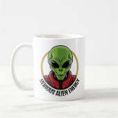 Green Alien コーヒーマグカップ (左)
