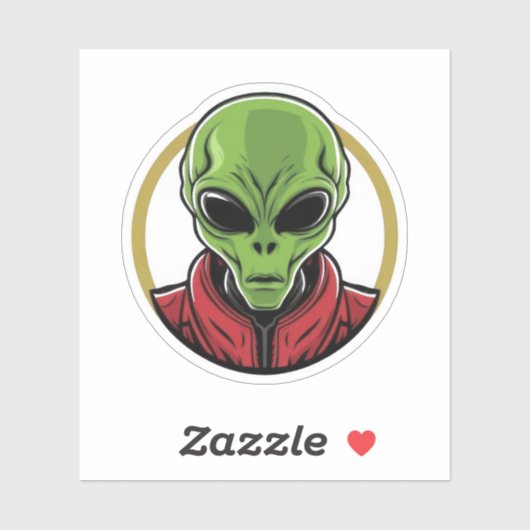 Green Alien シール (シート)