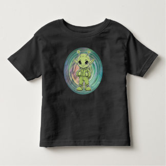Green Alien トドラーTシャツ