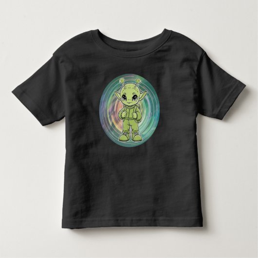 Green Alien トドラーTシャツ (正面)