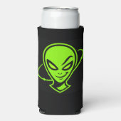 Green Alien Good Luck スリム缶クーラー (Seltzer正面)