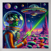 Green Aliens Can't Aim ポスター (正面)