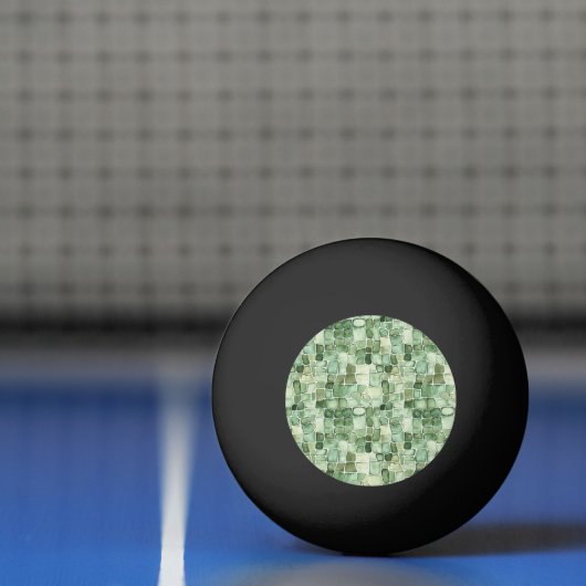 Green Alligator Animal Print 卓球ボール (ネット)