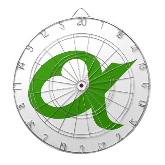 Green Alpheart ダーツボード (正面)